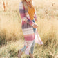 Country Roads Cardigan in Magenta