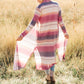 Country Roads Cardigan in Magenta