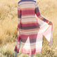Country Roads Cardigan in Magenta