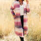Country Roads Cardigan in Magenta