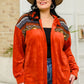 Cozy Cabin Days Sweater in Burnt Orange