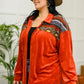 Cozy Cabin Days Sweater in Burnt Orange