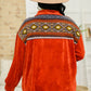 Cozy Cabin Days Sweater in Burnt Orange