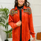 Cozy Cabin Days Sweater in Burnt Orange