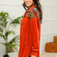Cozy Cabin Days Sweater in Burnt Orange