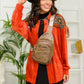 Cozy Cabin Days Sweater in Burnt Orange