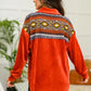 Cozy Cabin Days Sweater in Burnt Orange