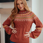 Cozy Chalet Fair Isle Sweater