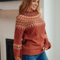 Cozy Chalet Fair Isle Sweater