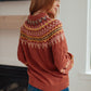 Cozy Chalet Fair Isle Sweater