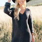 Cozy Cottage Split Hem Top