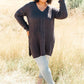Cozy Cottage Split Hem Top