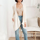 Cozy Nights Cardigan In Cream