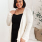 Cozy Nights Cardigan In Cream