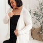 Cozy Nights Cardigan In Cream