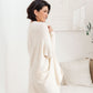 Cozy Nights Cardigan In Cream