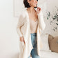 Cozy Nights Cardigan In Cream