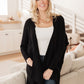 Cozy Nights Cardigan in Black