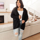 Cozy Nights Cardigan in Black