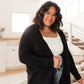 Cozy Nights Cardigan in Black