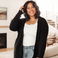 Cozy Nights Cardigan in Black
