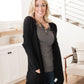 Cozy Nights Cardigan in Black