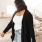 Cozy Nights Cardigan in Black