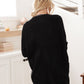 Cozy Nights Cardigan in Black