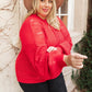 RACK SALE Cozy Casual Sweater in Lipstick