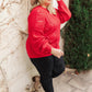RACK SALE Cozy Casual Sweater in Lipstick