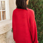 Cozy Casual Sweater in Lipstick