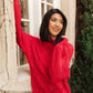 Cozy Casual Sweater in Lipstick