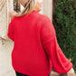 RACK SALE Cozy Casual Sweater in Lipstick