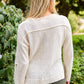 Cozy Zone Popcorn Thread Knit Sweater In Cream