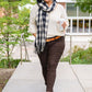 Cozy Zone Popcorn Thread Knit Sweater In Cream