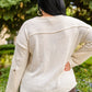 Cozy Zone Popcorn Thread Knit Sweater In Cream