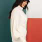 Cream Colored Classic Knit Sweater