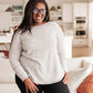 Cream Comfort Top In Heather Gray