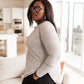 Cream Comfort Top In Heather Gray