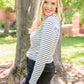 Crossroads Striped Top