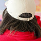 Crush On You Embroidery Heart Cap