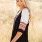 Cyprus Top in Black/Multi