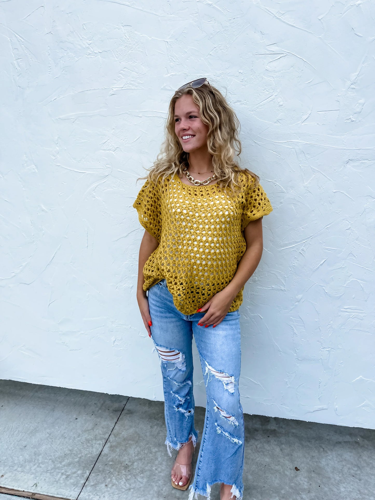 PREORDER: Flirty Girl Knit Sweater in Four Colors