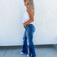 PREORDER: Diesel Split Hem Jeans Short 29" Inseam