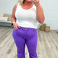 High-Rise Bootcut Color Denim Pants