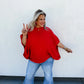PREORDER: Meg Pullover Poncho in Five Colors