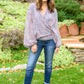Gia Wrap Top in Lilac