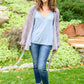 Gia Wrap Top in Lilac