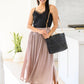 Get Away Maxi Skirt In Mauve
