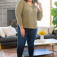 Wishful Thinking Henley In Olive
